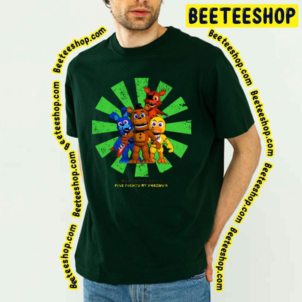 Retro Japanese Five Nights At Freddy’s Beeteeshop Trending Unisex T-Shirt