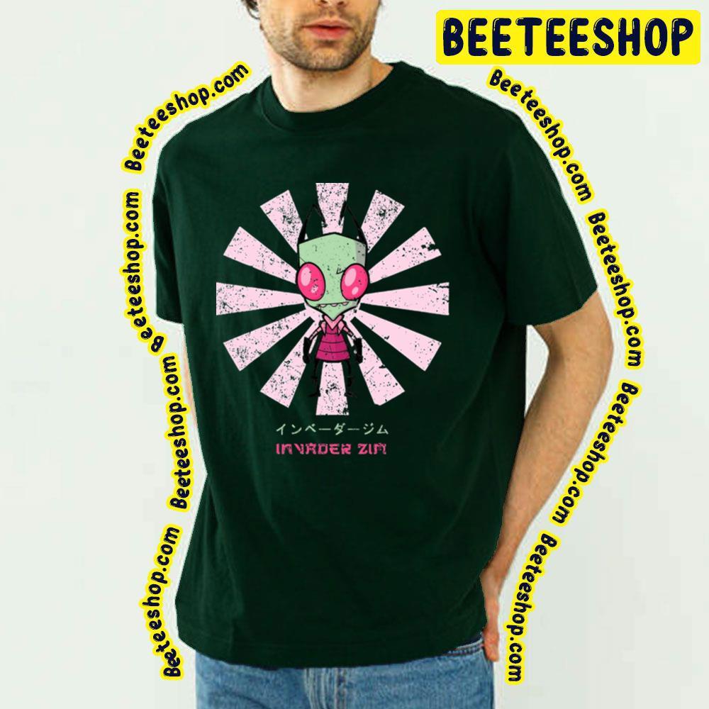 Retro Japanese Invader Zim Beeteeshop Trending Unisex T-Shirt