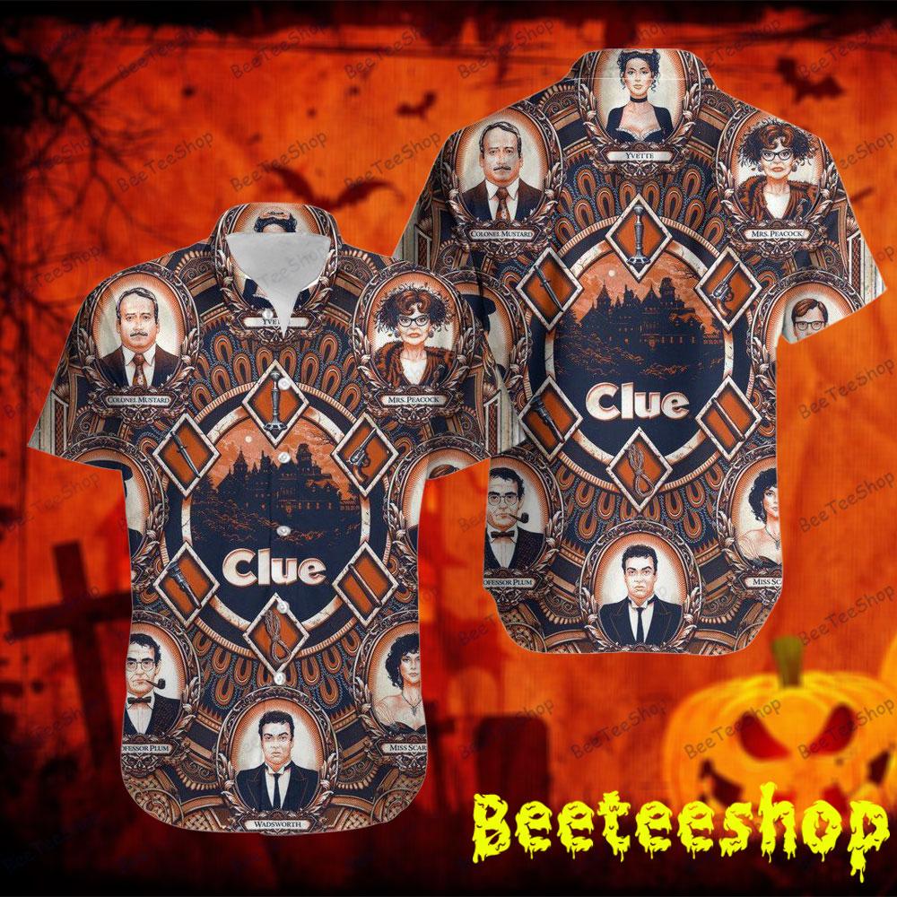 Retro Movie Clue Halloween Beeteeshop Hawaii Shirt