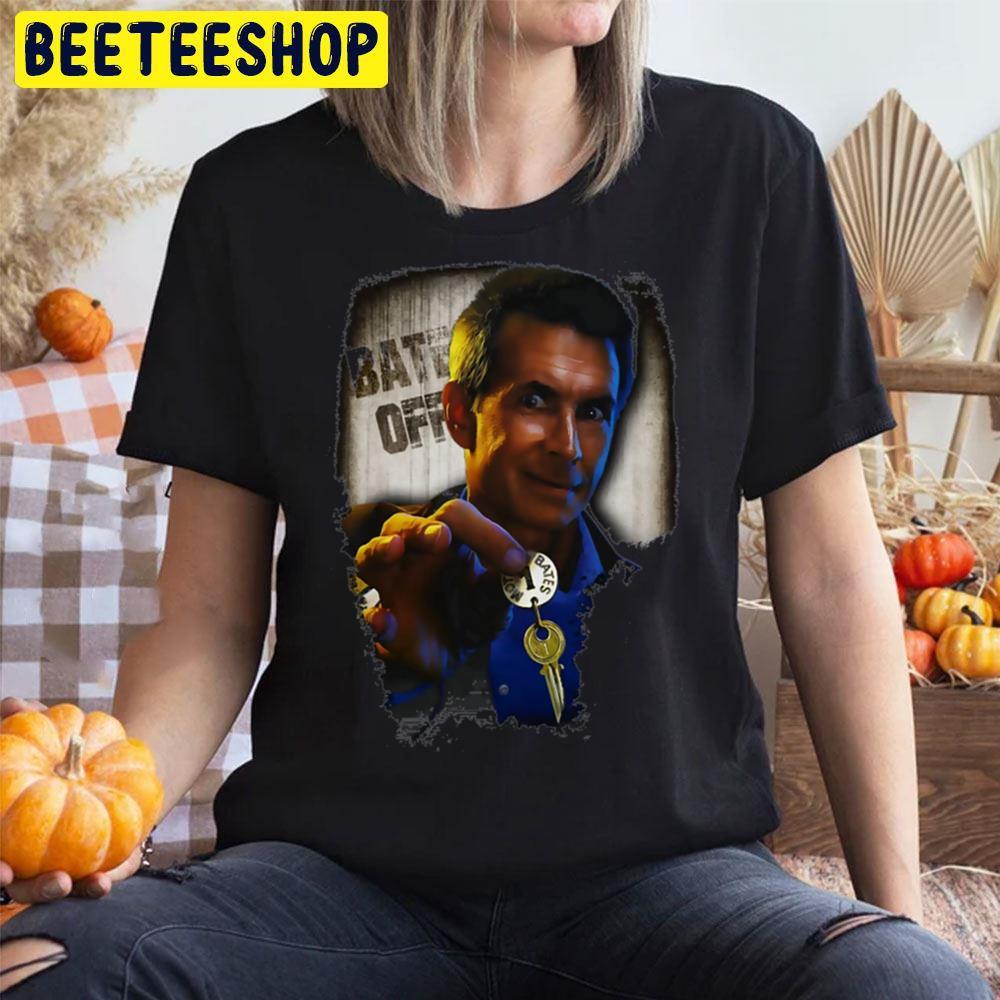 Retro Movie Norman Bates Halloween Beeteeshop Unisex T-Shirt