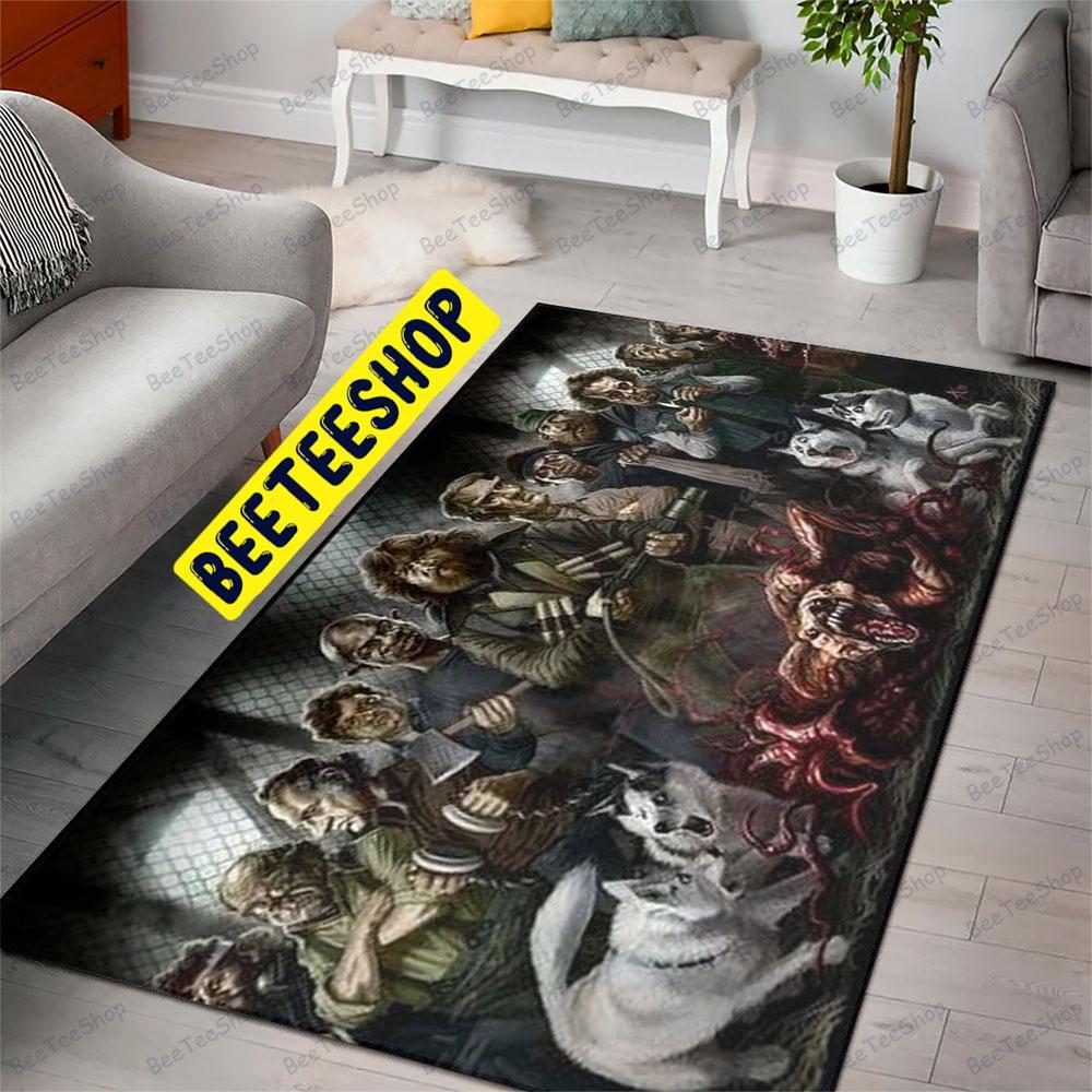 Retro Movie The Thing Halloween Beeteeshop Rug Rectangle