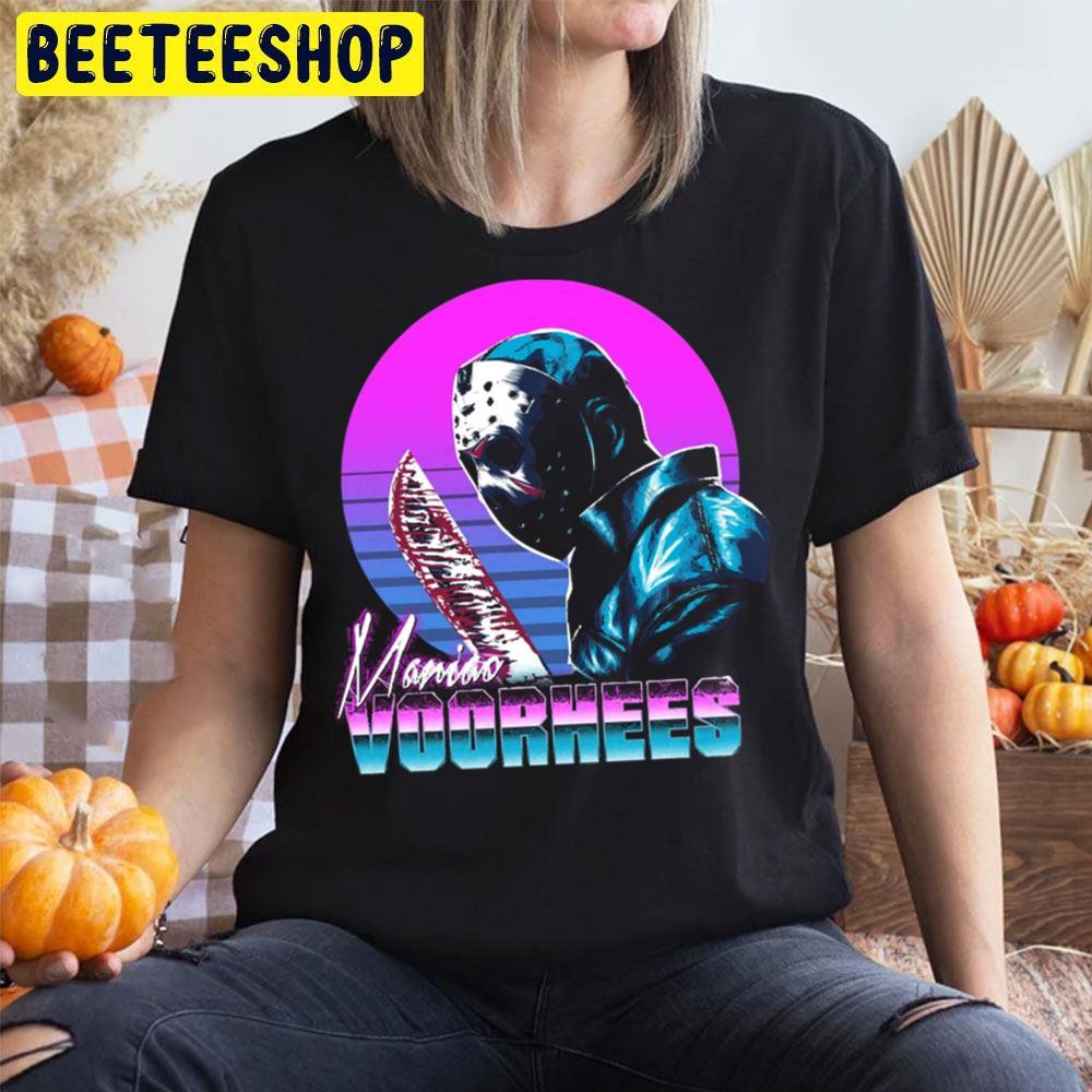 Retro Neon Jason Voorhees Halloween Beeteeshop Trending Unisex T-Shirt