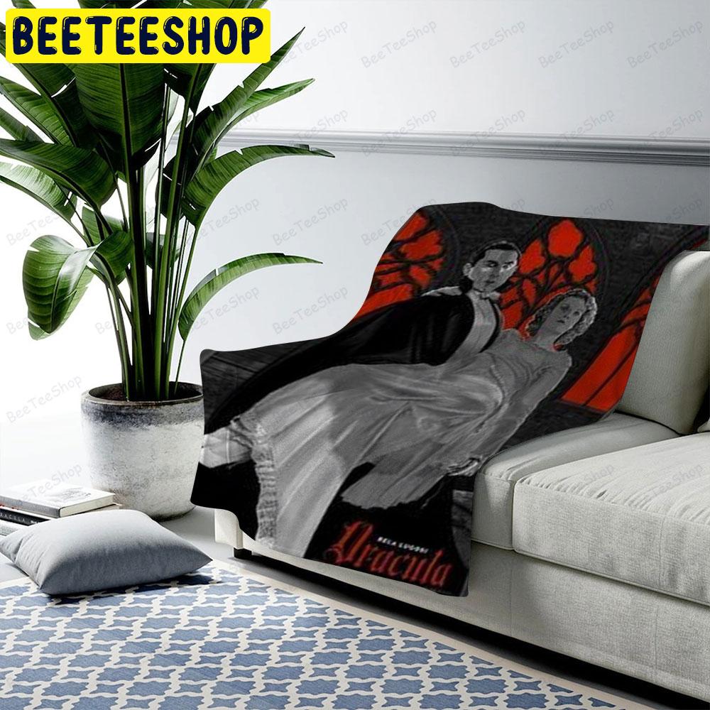 Romantic Dracula Halloween Beeteeshop US Cozy Blanket