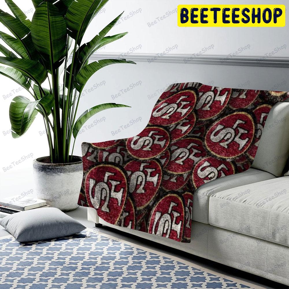 San Francisco 49ers 24 American Sports Teams Beeteeshop US Cozy Blanket