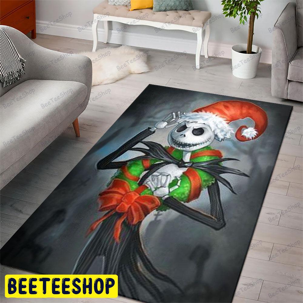 Santa The Nightmare Before Christmas Halloween Beeteeshop Rug Rectangle