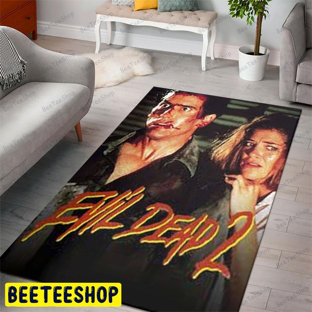 Scary Couple Evil Dead Ii Halloween Beeteeshop Rug Rectangle