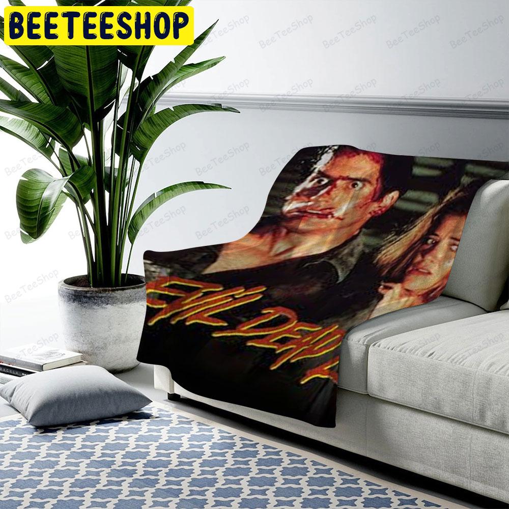 Scary Couple Evil Dead Ii Halloween Beeteeshop US Cozy Blanket