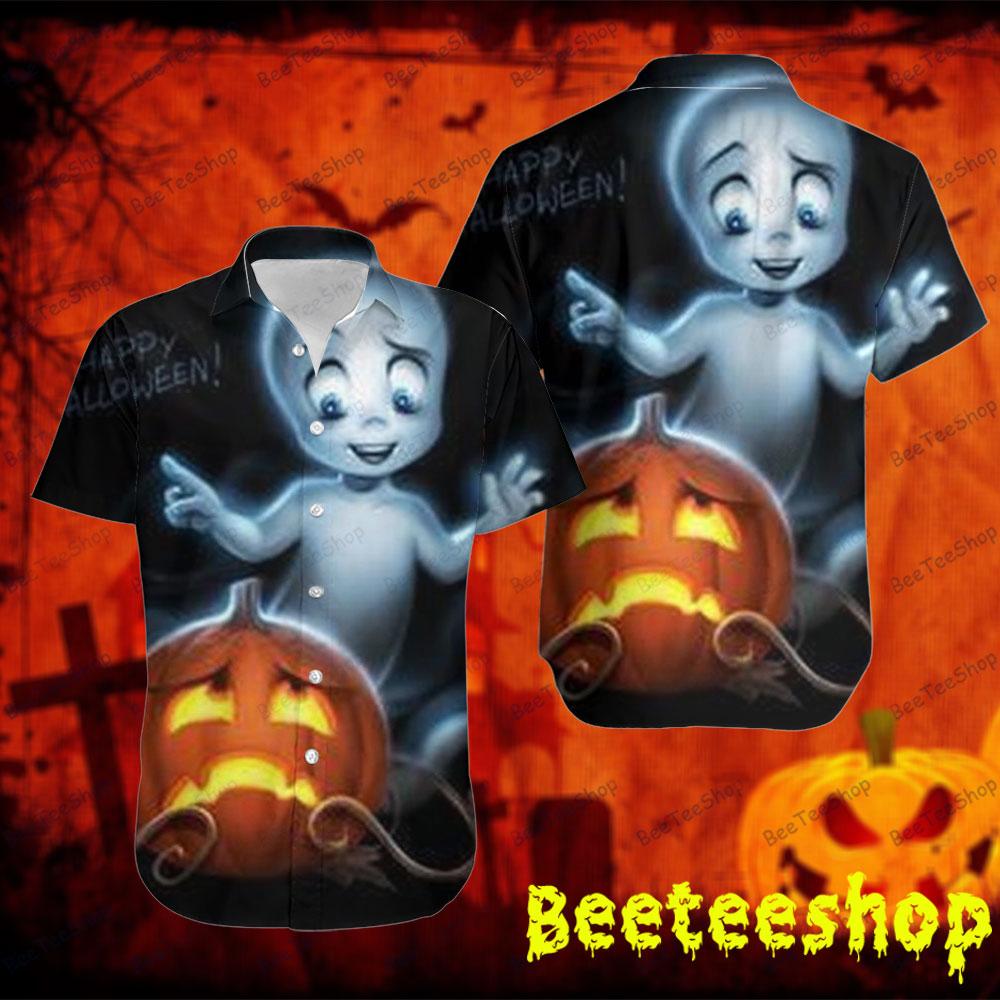 Scary Pumpkin Casper Halloween Beeteeshop Hawaii Shirt