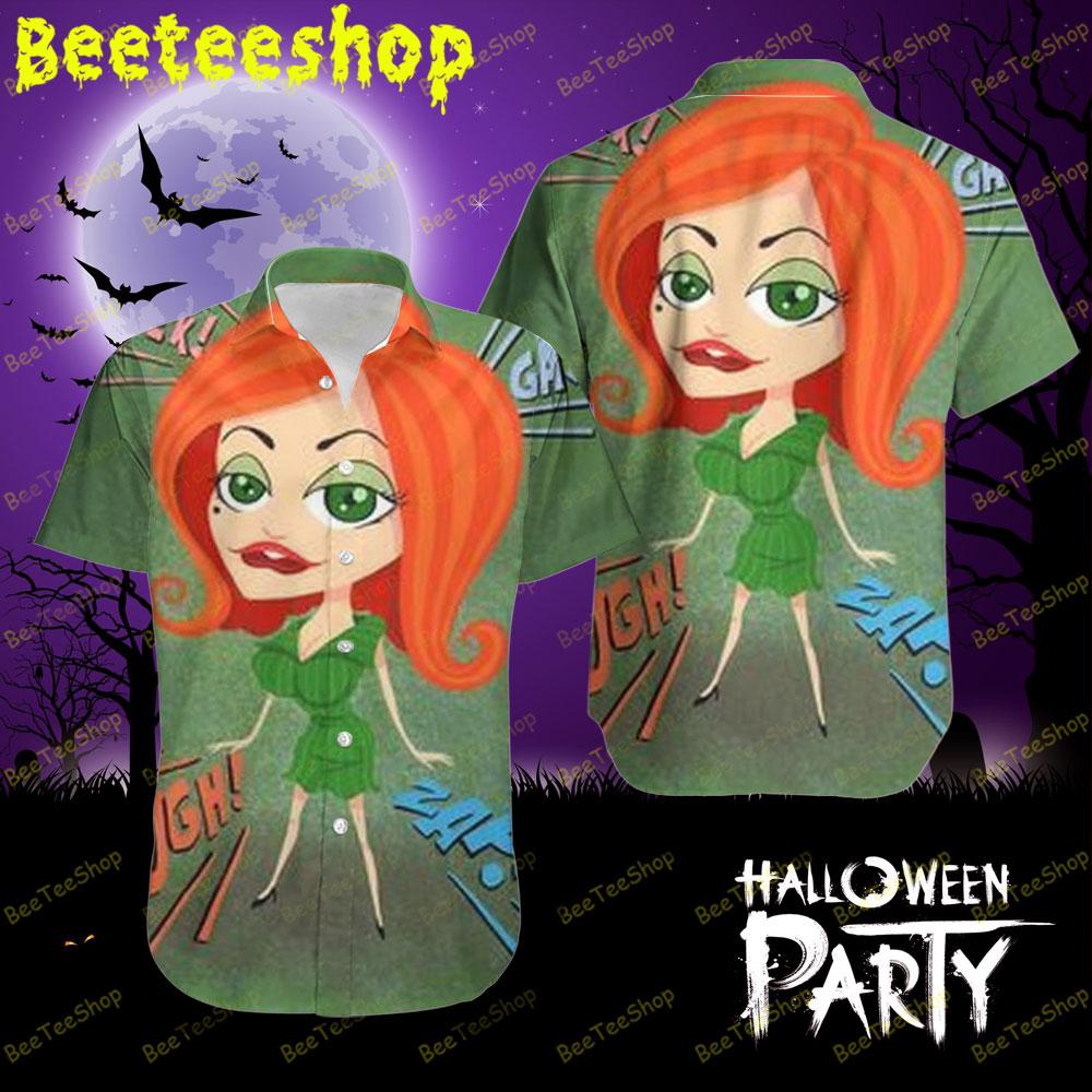 Shriek Gasp Ugh Zap Mad Monster Party Halloween Beeteeshop Hawaii Shirt