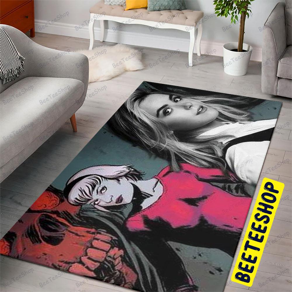 Skull Chilling Adventures Of Sabrina Halloween Beeteeshop Rug Rectangle