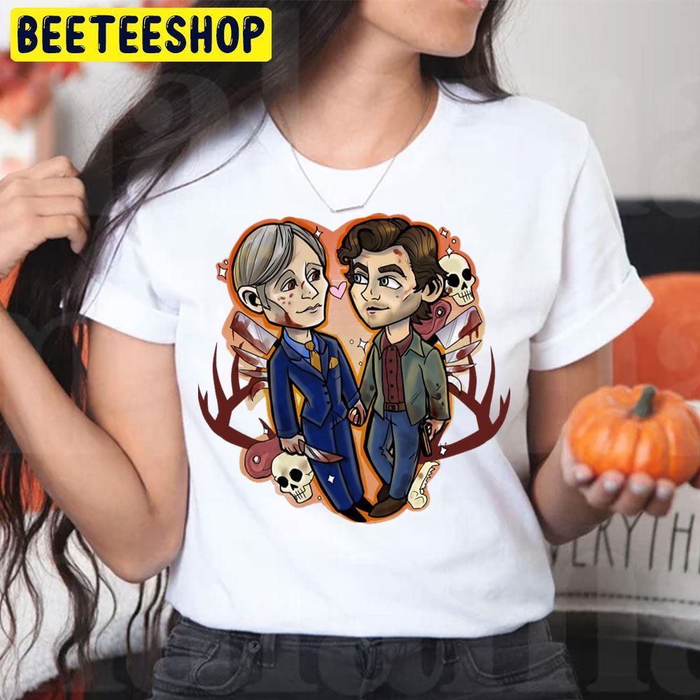 Skull Love Hannibal Lecter Halloween Beeteeshop Trending Unisex T-Shirt