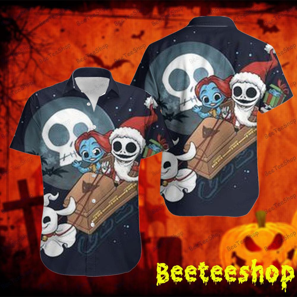 Skull Moon The Nightmare Before Christmas Halloween Beeteeshop Hawaii Shirt