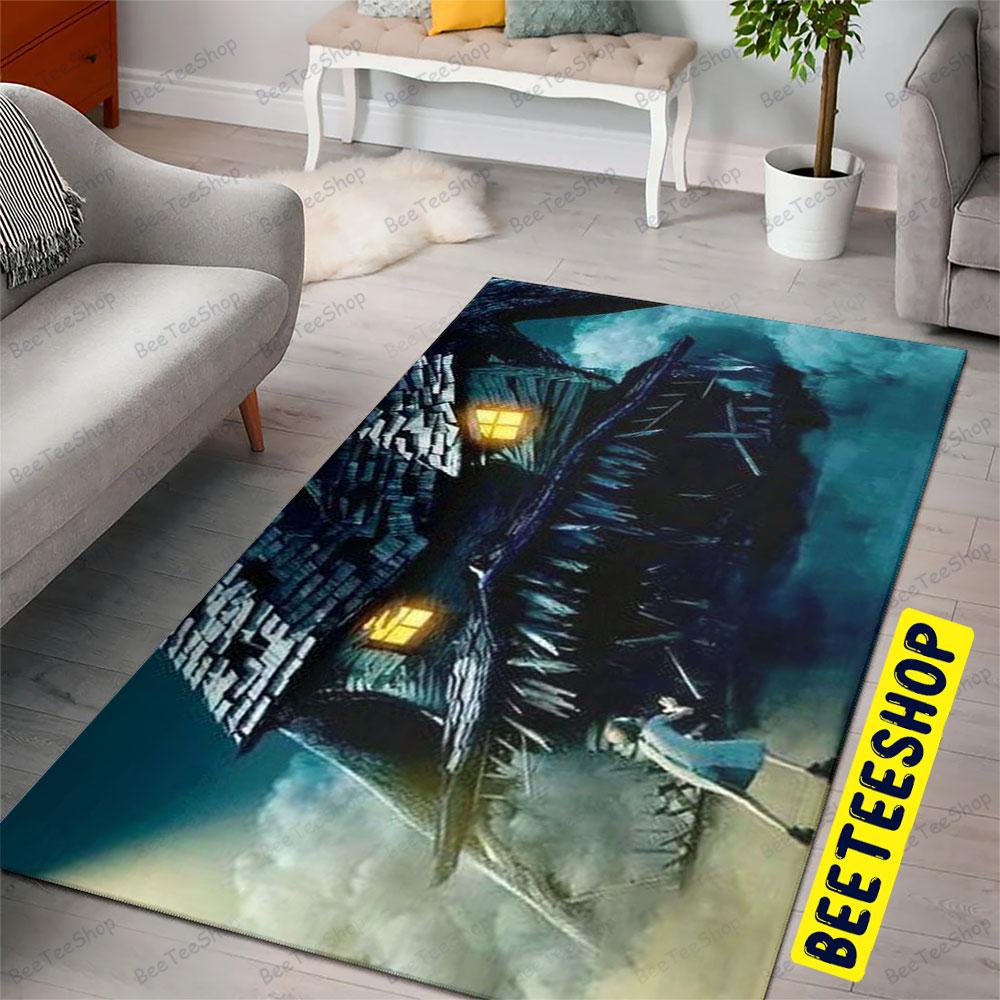 Smile Monster House Halloween Beeteeshop Rug Rectangle