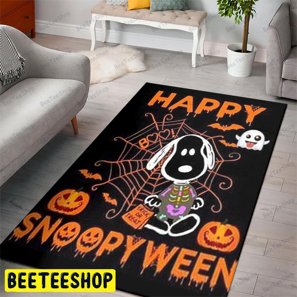 Snoopyween It’s The Great Pumpkin Charlie Brown Halloween Beeteeshop Rug Rectangle