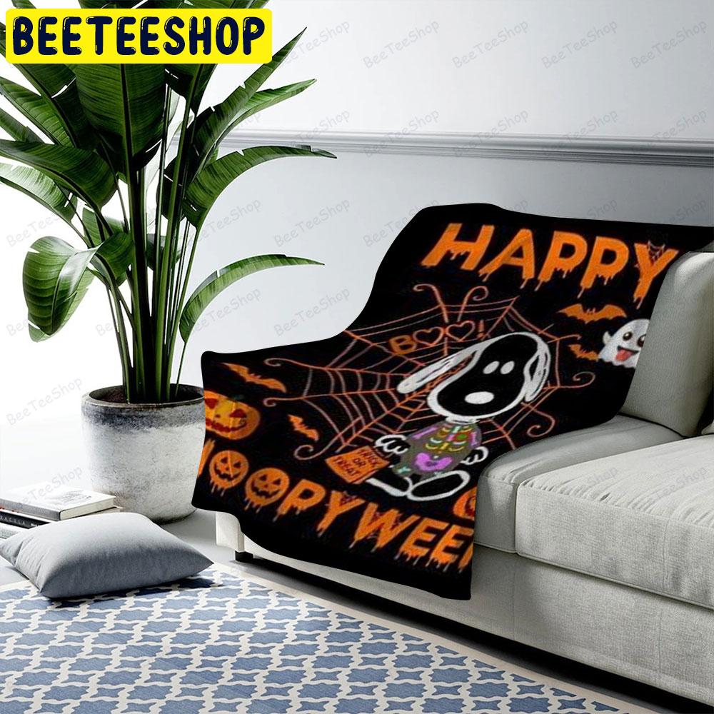 Snoopyween It’s The Great Pumpkin Charlie Brown Halloween Beeteeshop US Cozy Blanket