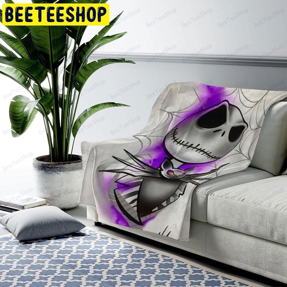 Spider Jack The Nightmare Before Christmas Halloween Beeteeshop US Cozy Blanket