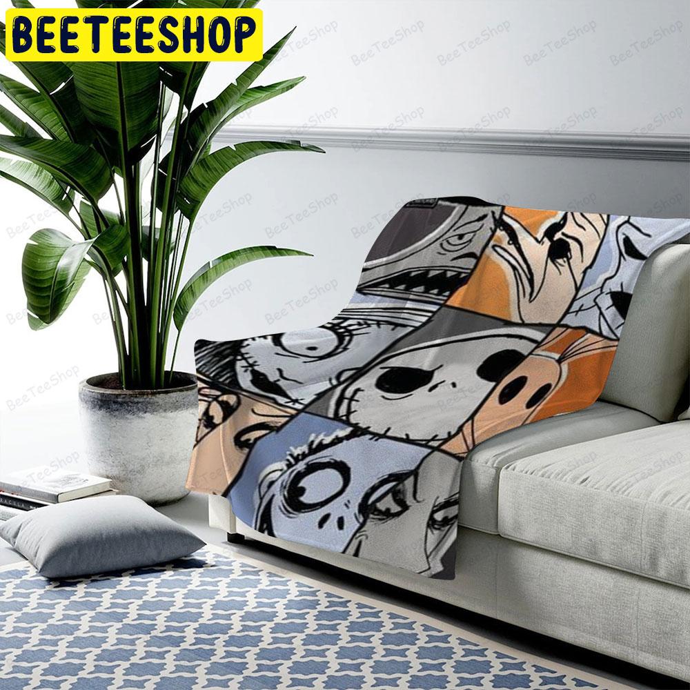 Square The Nightmare Before Christmas Halloween Beeteeshop US Cozy Blanket