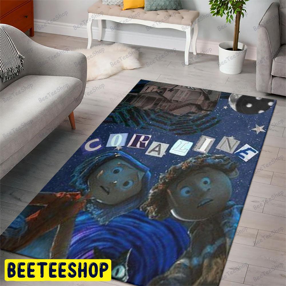 Star Moon Coraline Halloween Beeteeshop Rug Rectangle