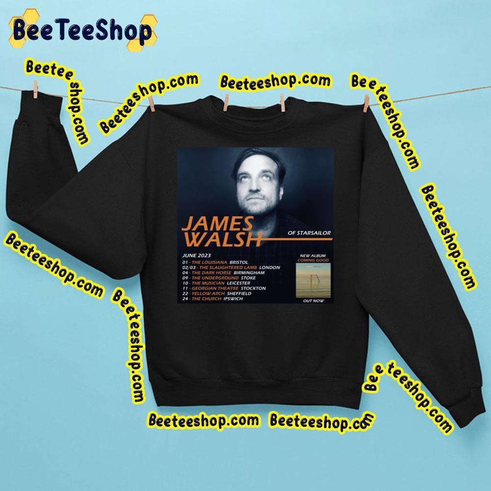 Starsailor James Walsh June Tour 2023 Beeteeshop Trending Unisex Sweatshirt