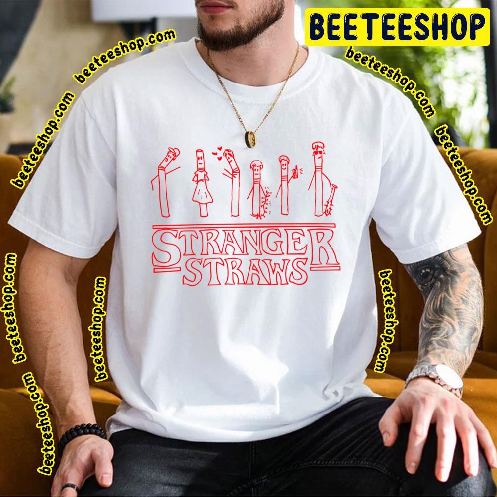 Stranger Straws Stranger Things Beeteeshop Trending Unisex T-Shirt