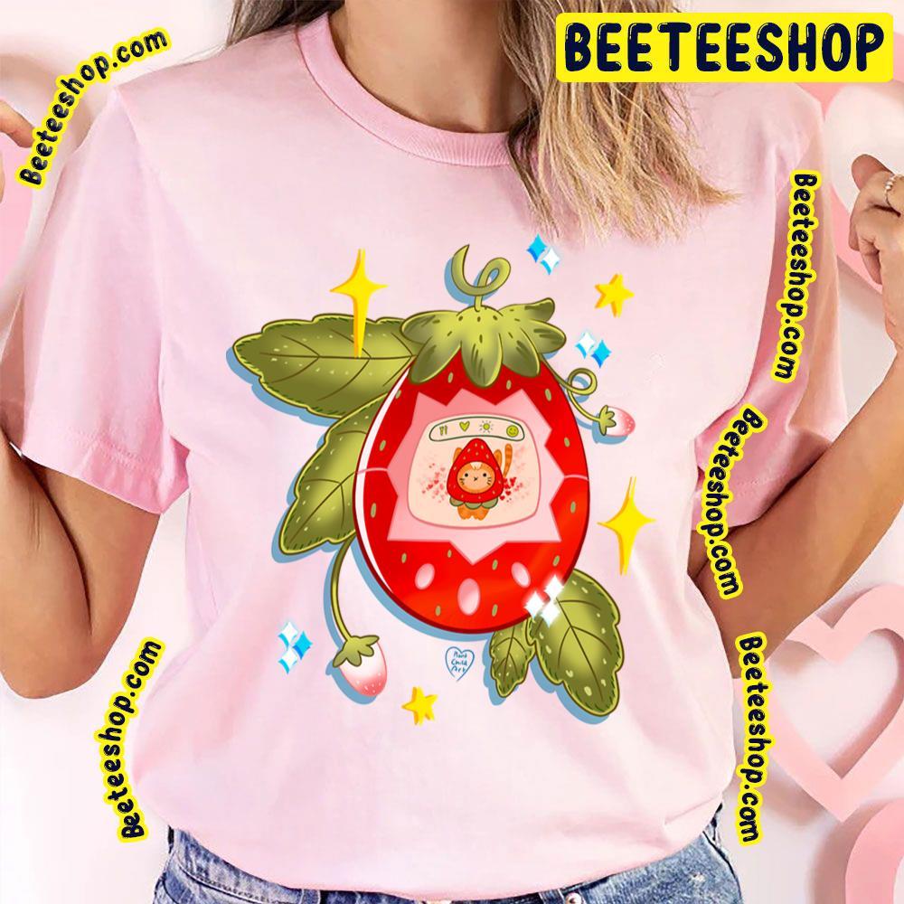 Strawberry Tamagotchi Beeteeshop Trending Unisex T-Shirt