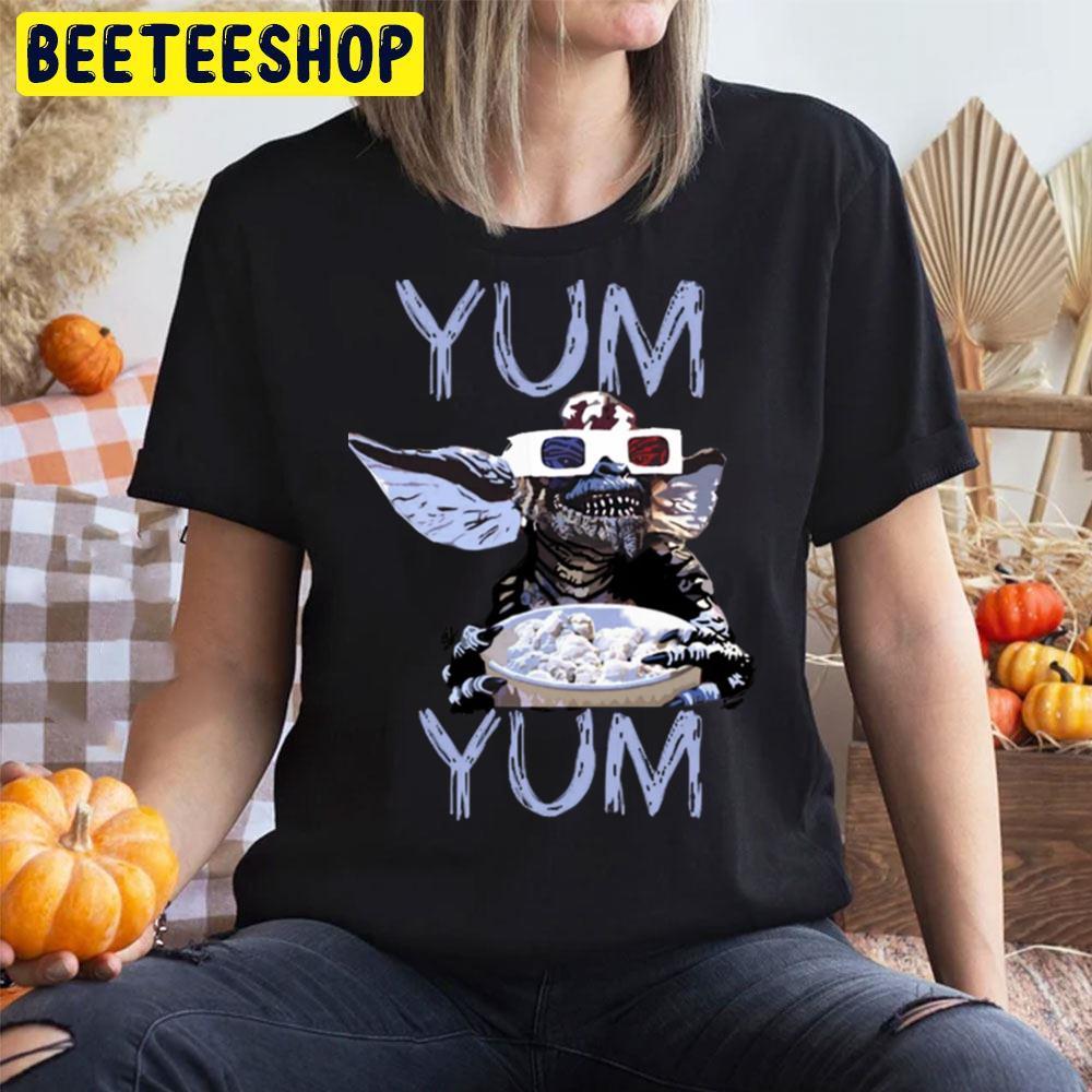 Stripe Yum Yum Gremlins Halloween Beeteeshop Trending Unisex T-Shirt