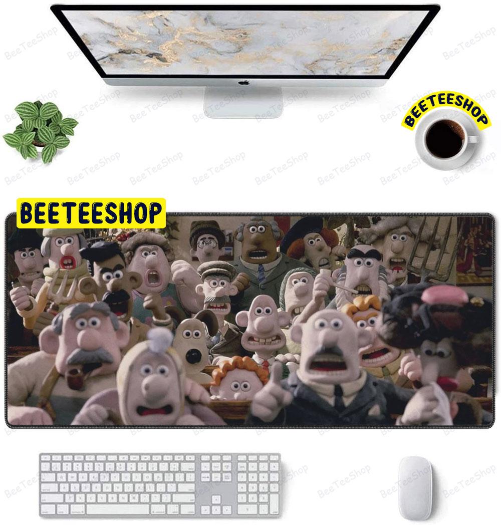 Surprise Wallace & Gromit The Curse Of The Were-Rabbit Halloween Beeteeshop Mouse Pad