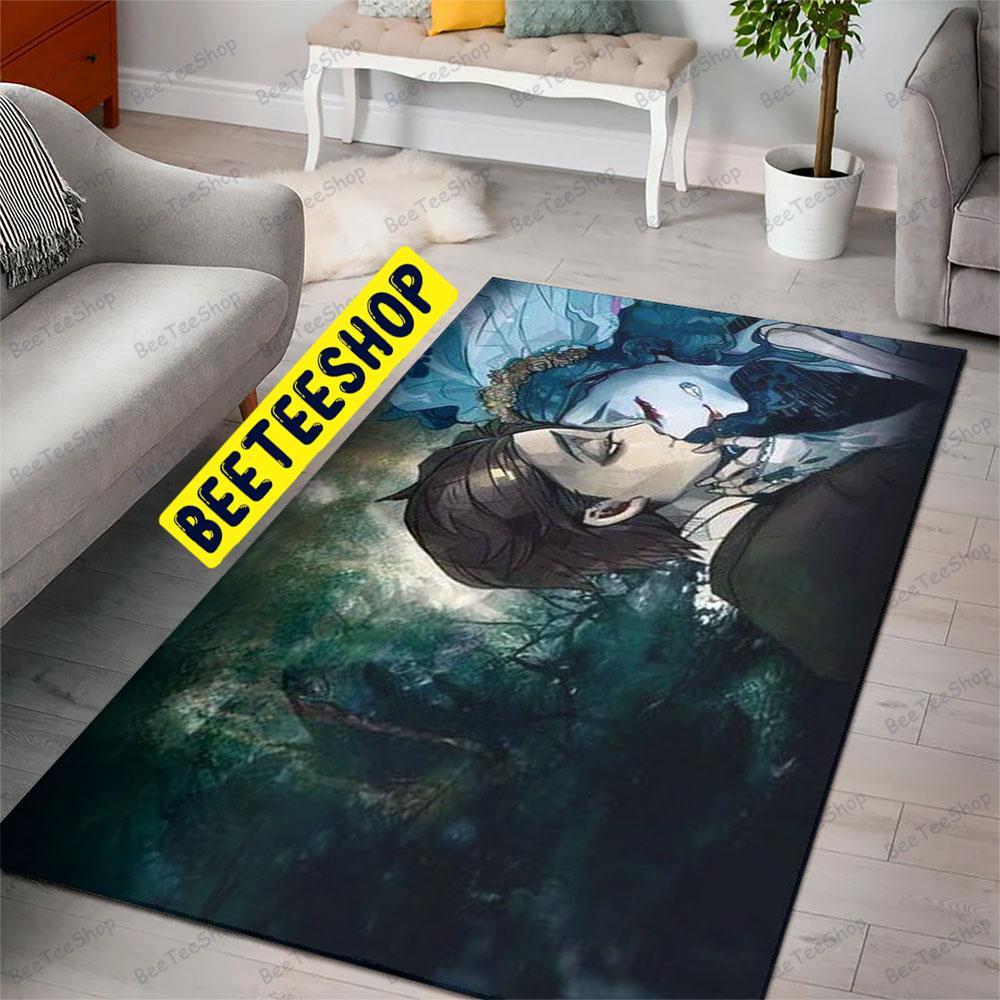 Sweet Couple Corpse Bride Halloween Beeteeshop Rug Rectangle