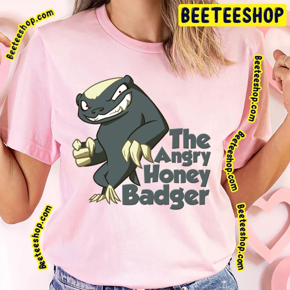 The Angry Honey Badger Beeteeshop Trending Unisex T-Shirt