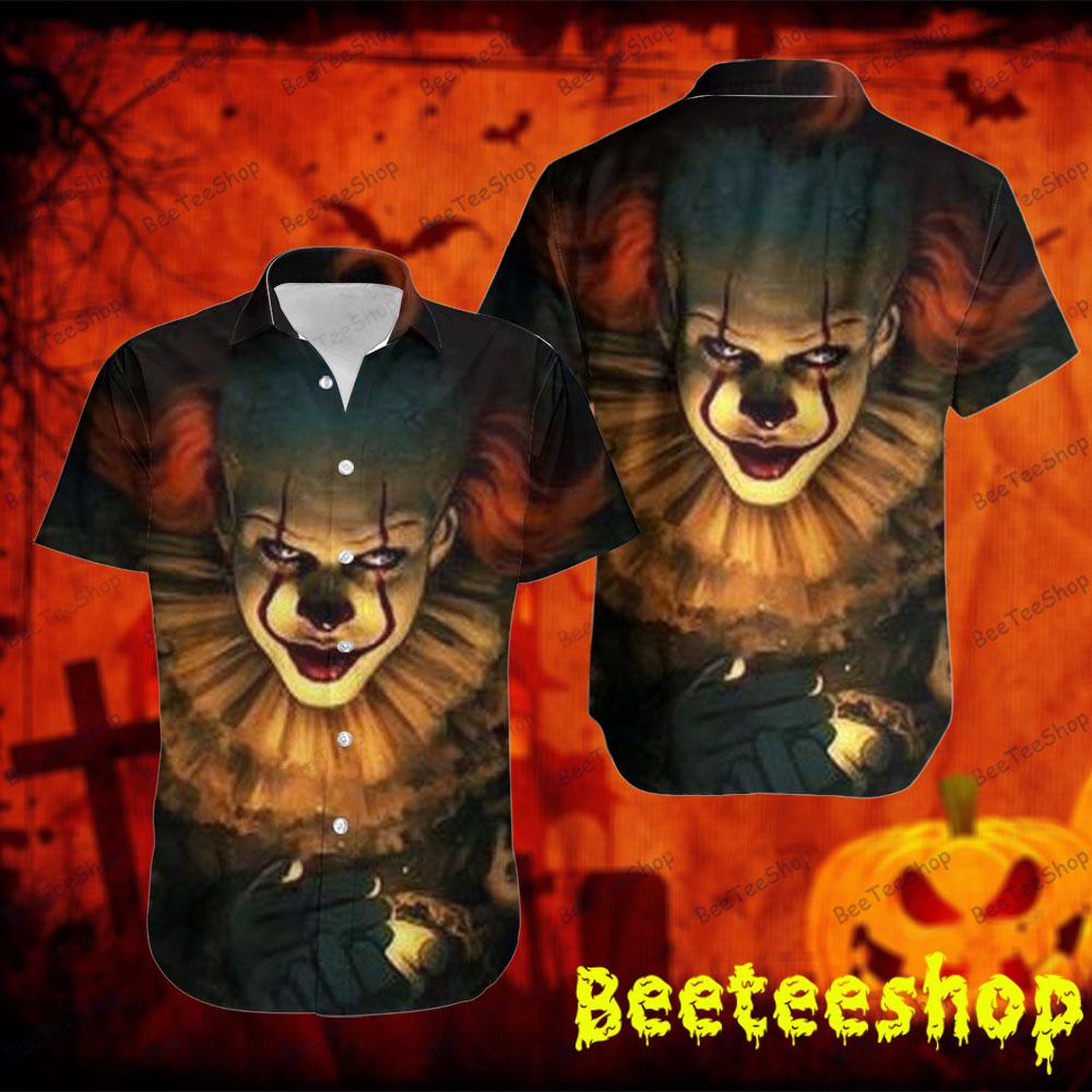 The Face Clown Movie It Halloween Beeteeshop Hawaii Shirt