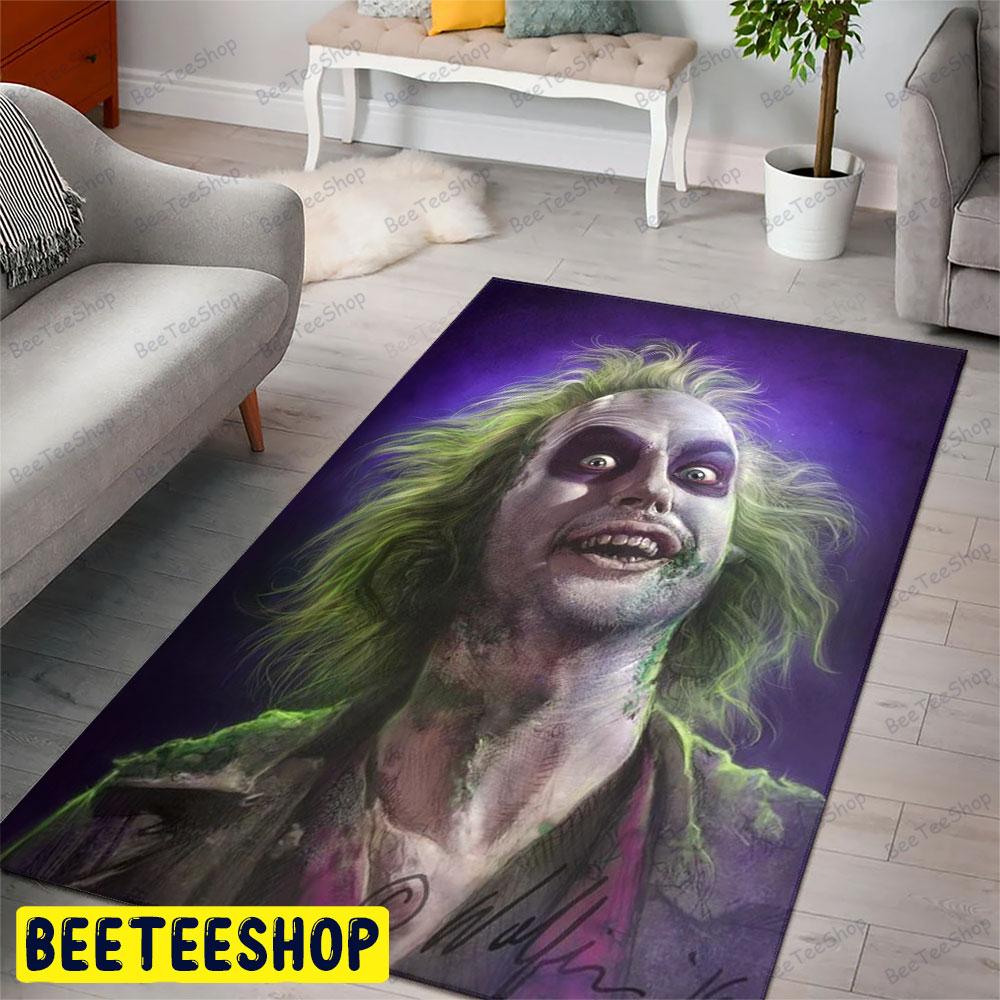 The Face Michael Keaton Beetlejuice Halloween Beeteeshop Rug Rectangle