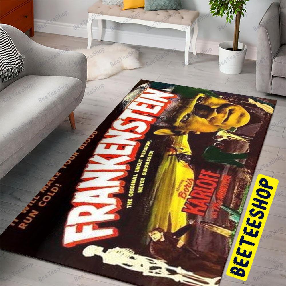 The Thrill Chill Story Of All Time Frankenstein Halloween Beeteeshop Rug Rectangle