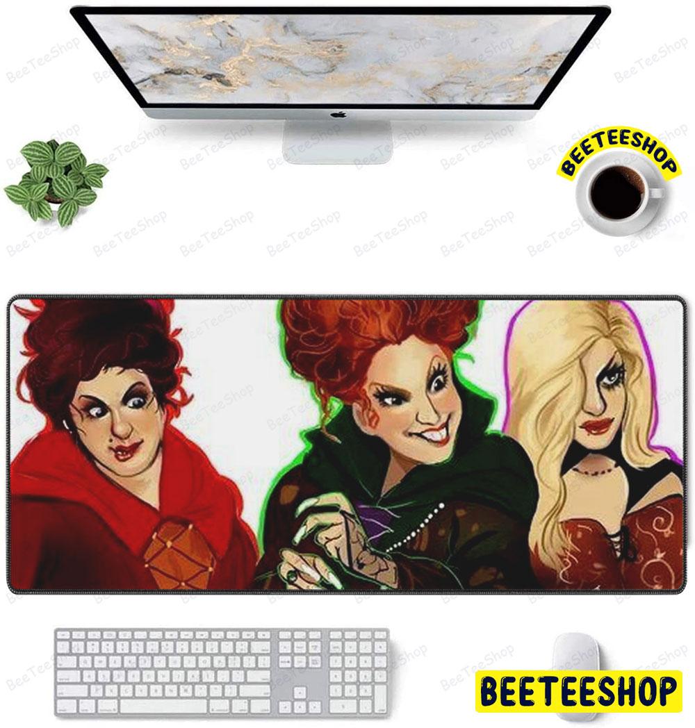 Three Witches Hocus Pocus Halloween Beeteeshop Mouse Pad