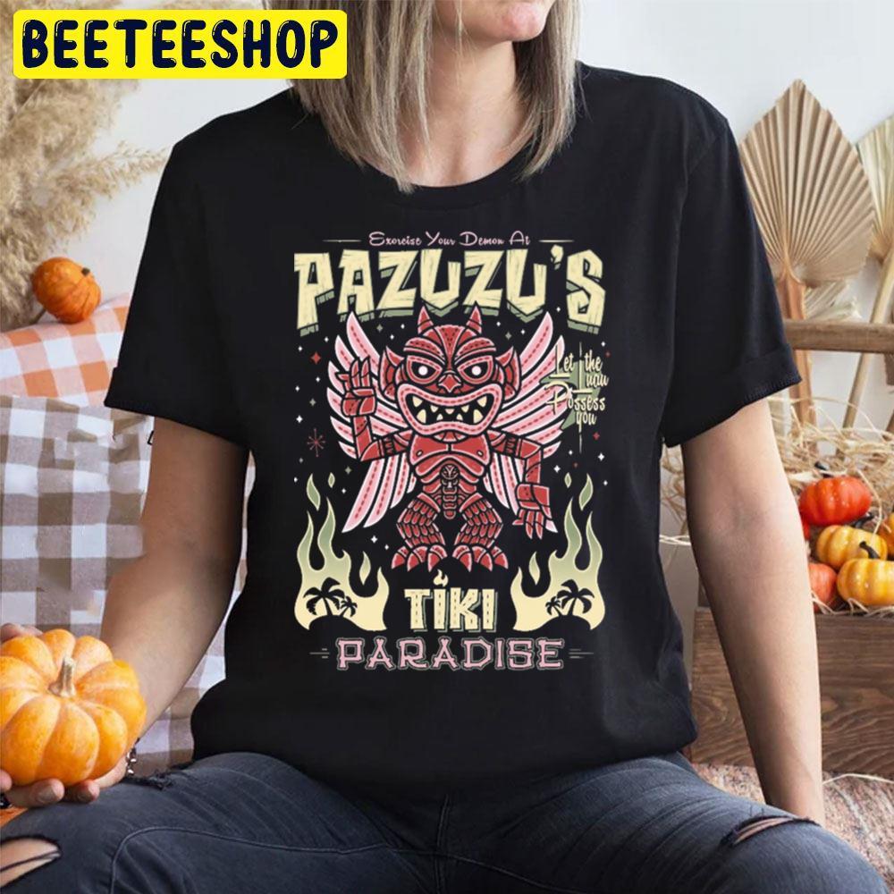 Tiki Bar Creepy Cute Pazuzu Halloween Beeteeshop Trending Unisex T-Shirt