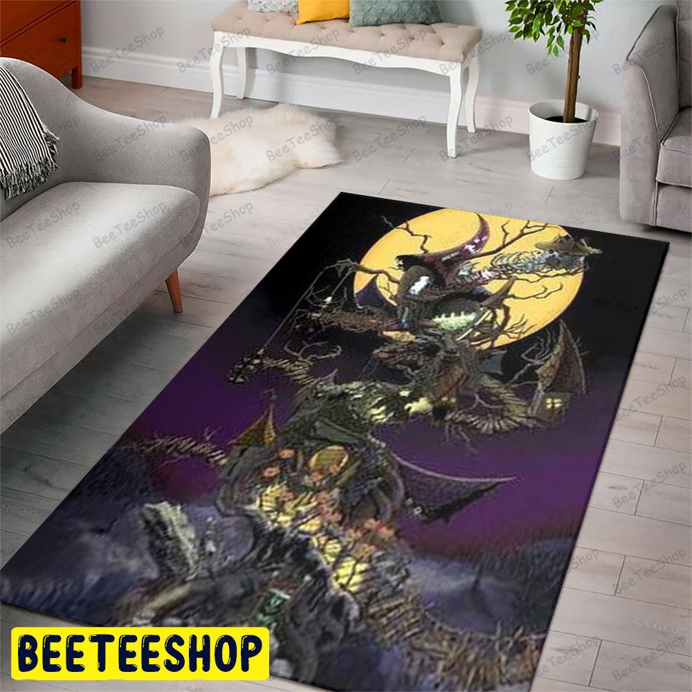 Tree Moon The Nightmare Before Christmas Halloween Beeteeshop Rug Rectangle