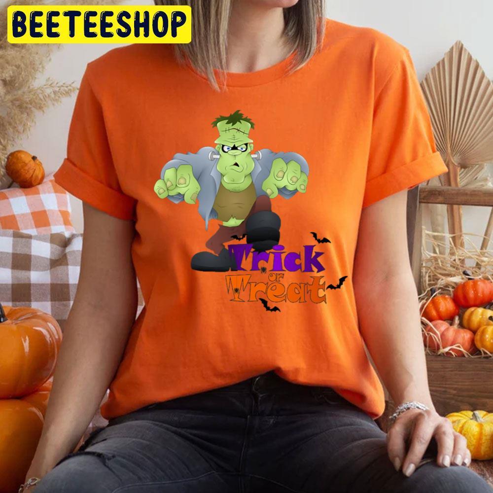 Trick Or Treat Frankenstein Halloween Beeteeshop Trending Unisex T-Shirt