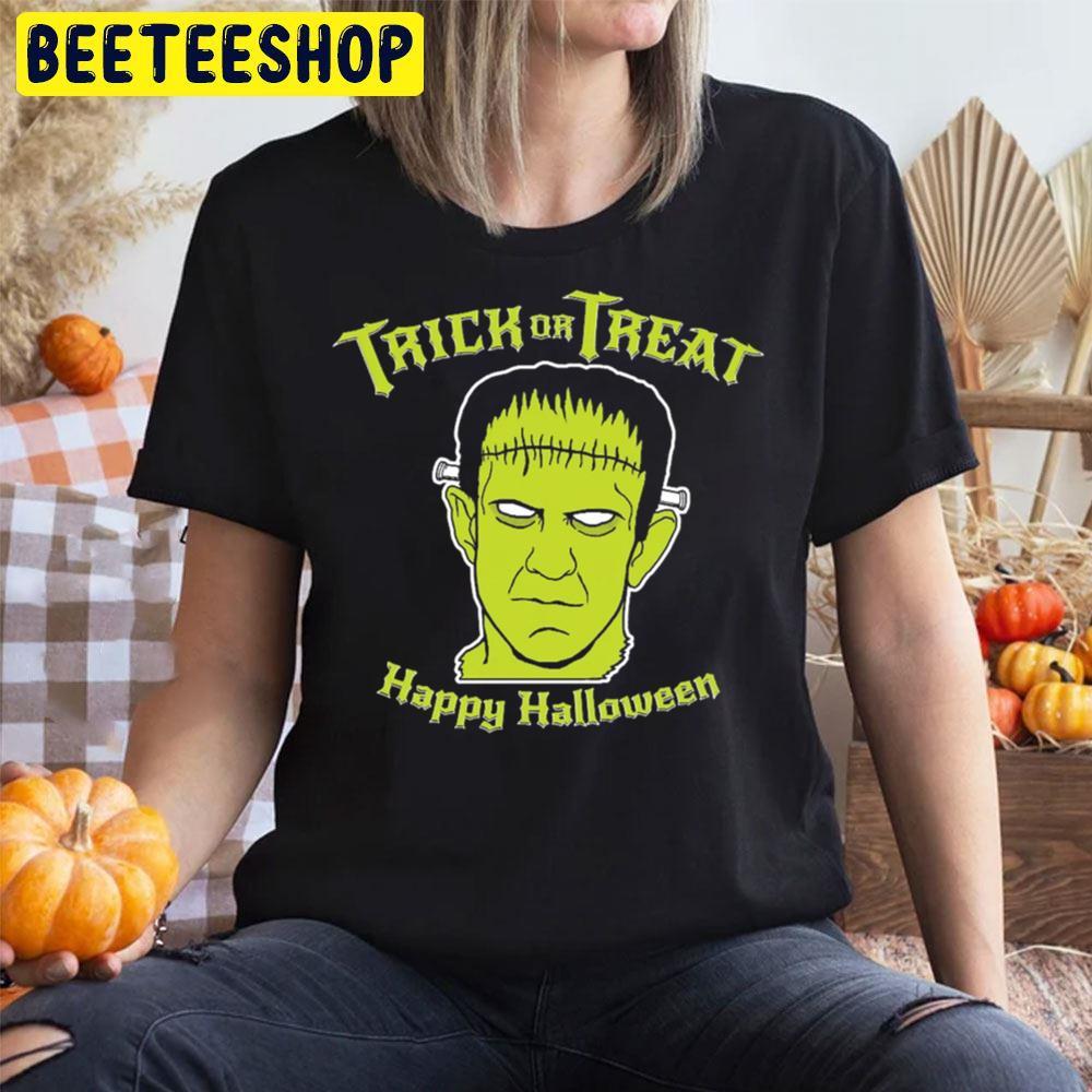 Trick Or Treat Frankenstein Monster Halloween Beeteeshop Trending Unisex T-Shirt