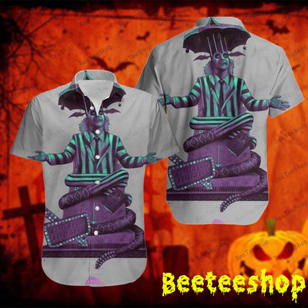 Umbrella Michael Keaton Beetlejuice Halloween Beeteeshop Hawaii Shirt