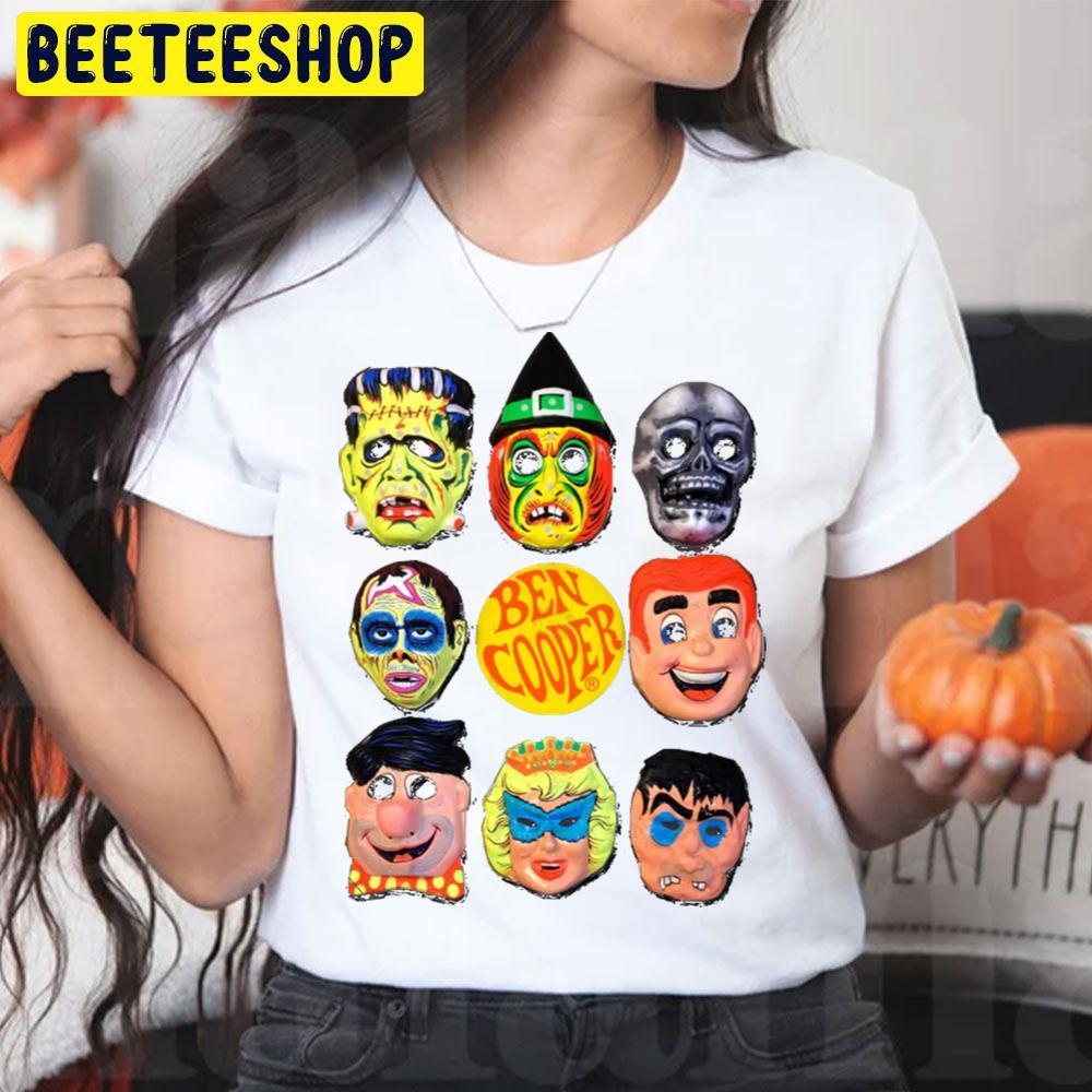 Vintage Ben Cooper Halloween Masks Frankenstein Beeteeshop Trending Unisex T-Shirt