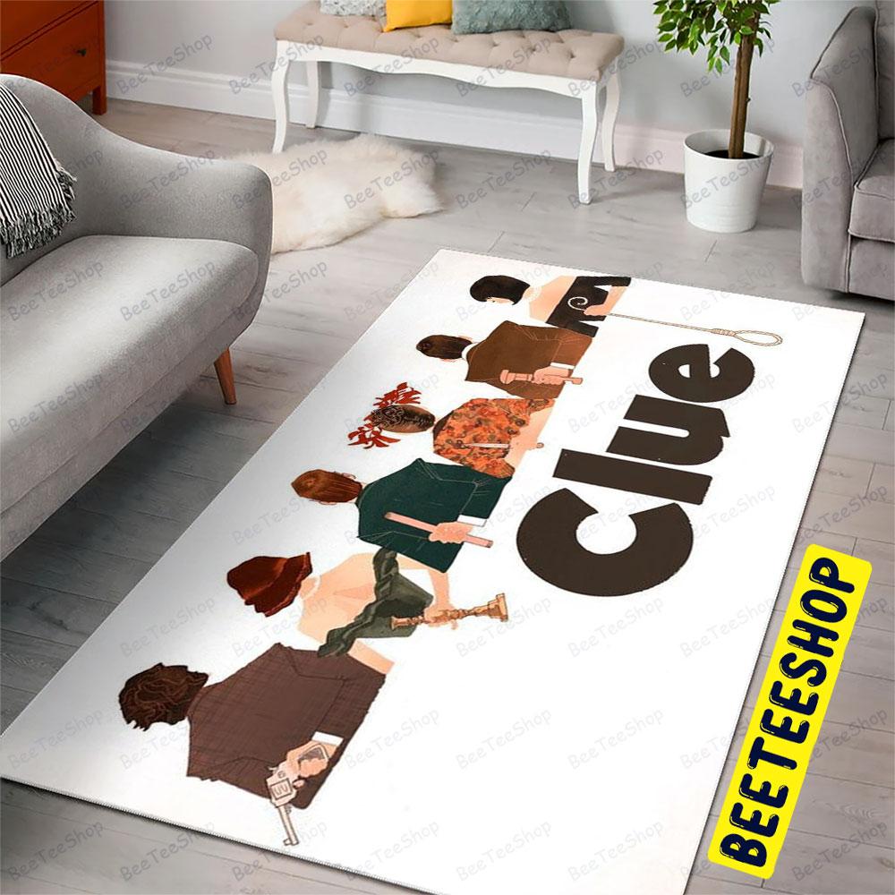 Vintage Movie Clue Halloween Beeteeshop Rug Rectangle