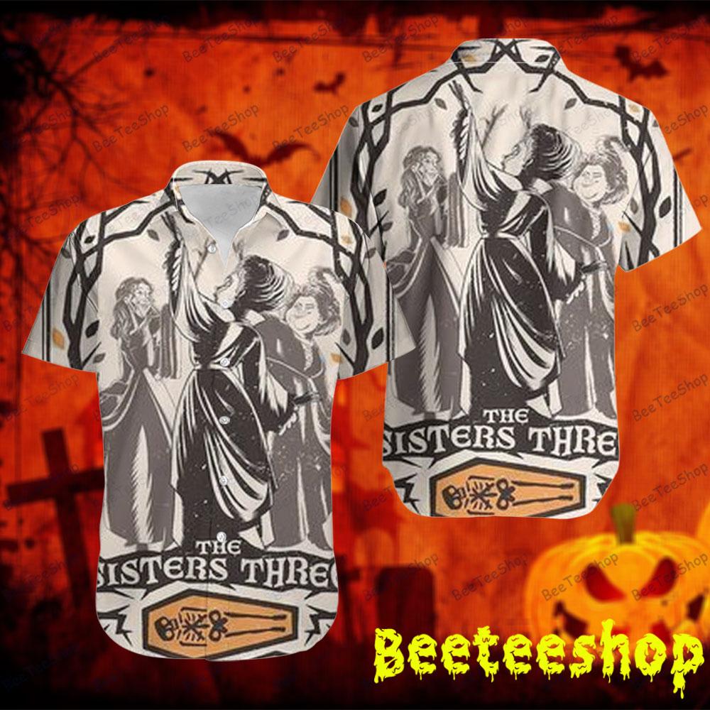 Vintage Sisters Three Hocus Pocus Halloween Beeteeshop Hawaii Shirt