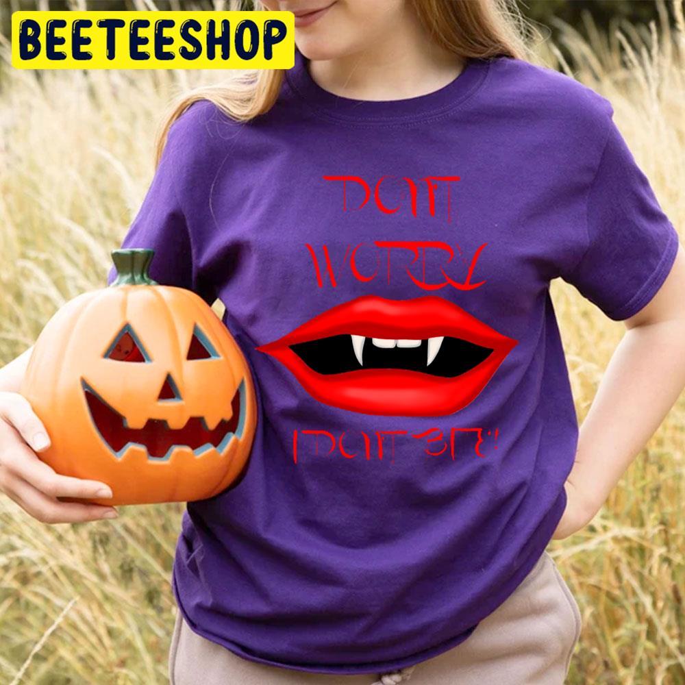 Vire Th Dont Worry I Dont Bite Dracula Halloween Beeteeshop Trending Unisex T-Shirt