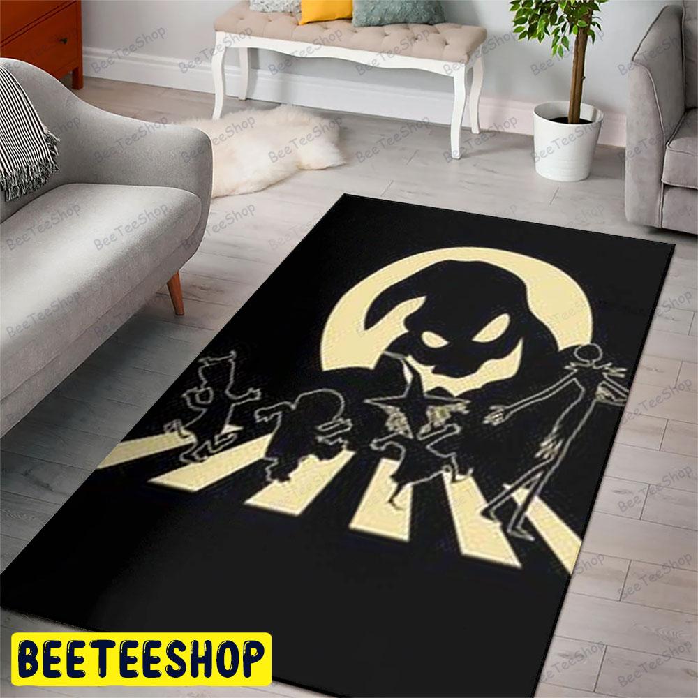 Walk Across The Nightmare Before Christmas Halloween Beeteeshop Rug Rectangle