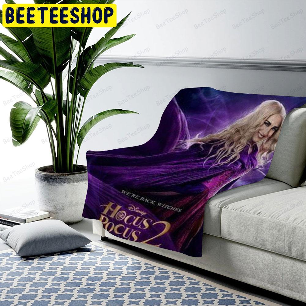 We’re Back Witches Hocus Pocus Halloween Beeteeshop US Cozy Blanket