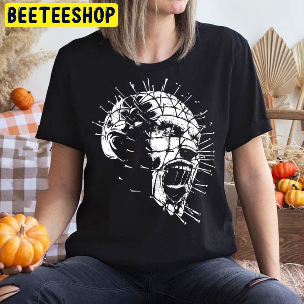 White Face Pinhead Halloween Beeteeshop Trending Unisex T-Shirt