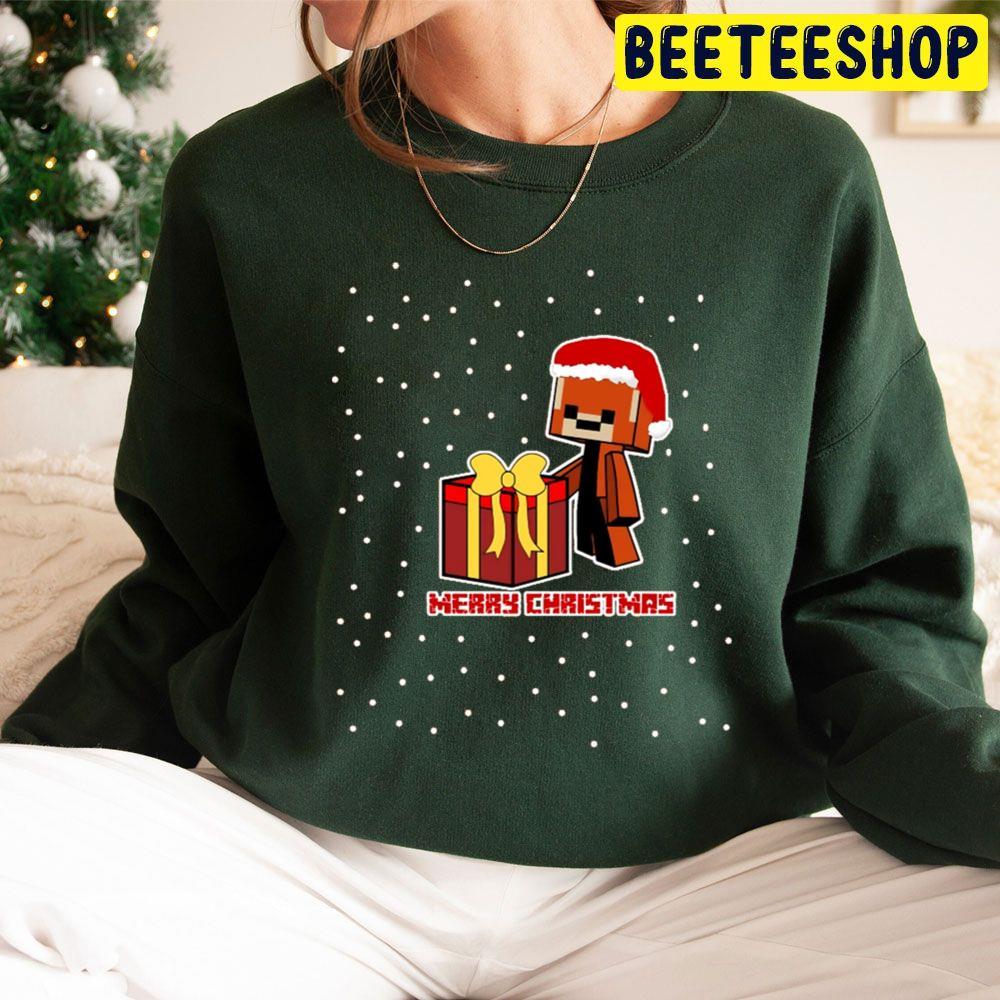 8bit Merry Christmas Beeteeshop Trending Unisex Sweatshirt