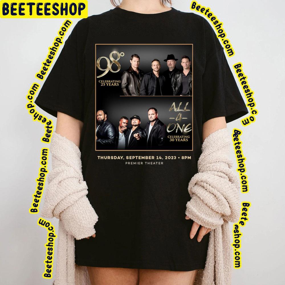 98 Degrees Celebrating 30 Years 2023 Beeteeshop Trending Unisex T-Shirt