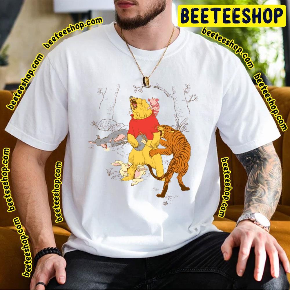 A Very Naughty Bear Winnie The Pooh A Very Merry Pooh Year Beeteeshop Trending Unisex T-Shirt