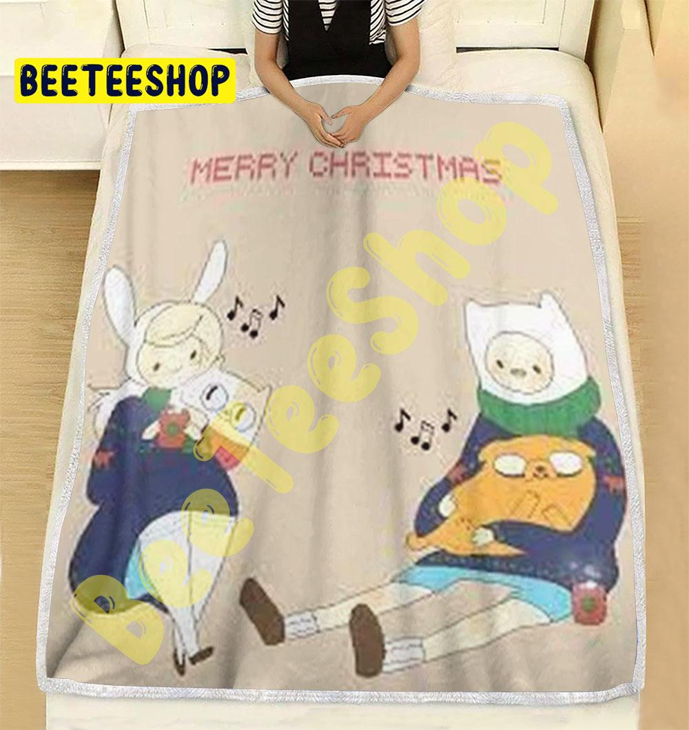 Adventure Time Christmas 24 Trending Blanket