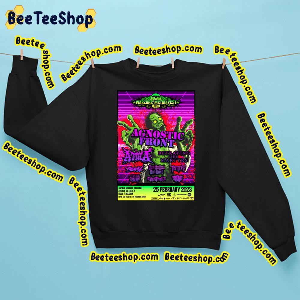 Agnostic Warzone Metal Fest 2023 Beeteeshop Trending Unisex Sweatshirt